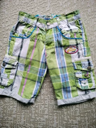 Lote 2 pantalones cortos niño T8