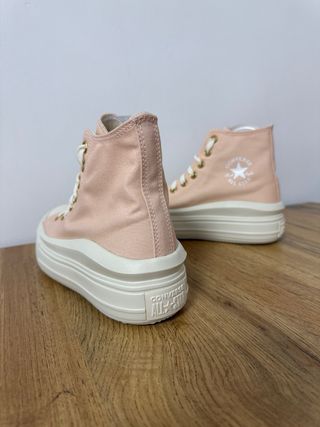 Converse plataforma rosa