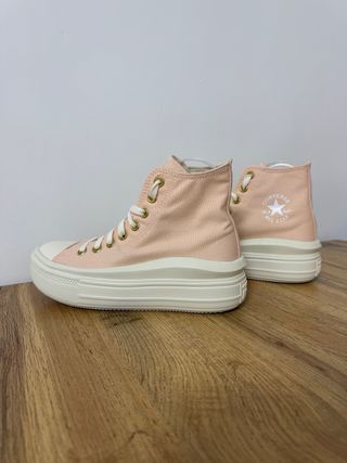 Converse plataforma rosa