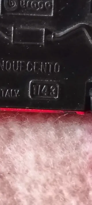 Macchinina fiat 500 Rossa