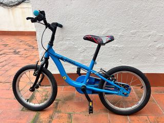 Bicicleta infantil azul 16 pulgadas