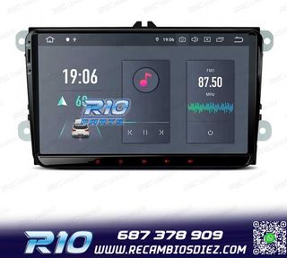 RADIO GPS ANDROID 11 PARA VOLKSWAGEN VW SEAT SKODA HEXA-CORE