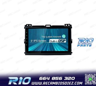 RADIO GPS ANDROID 12 PARA TOYOTA LAND CRUISER 02-09