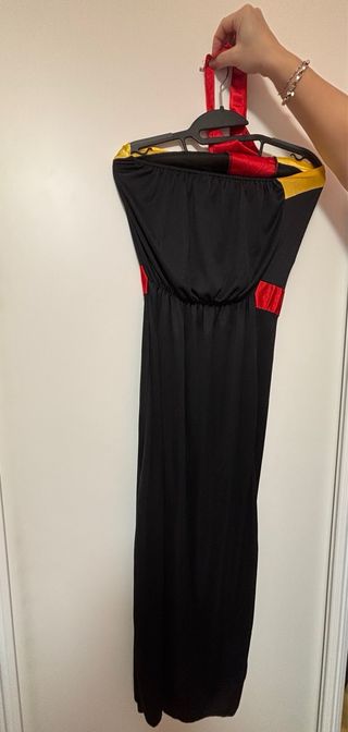 Disfraz Cleopatra Negro y Rojo Talla Única