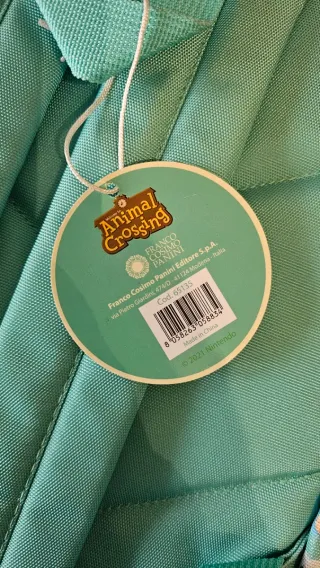 Zainetto Animal Crossing Verde acqua