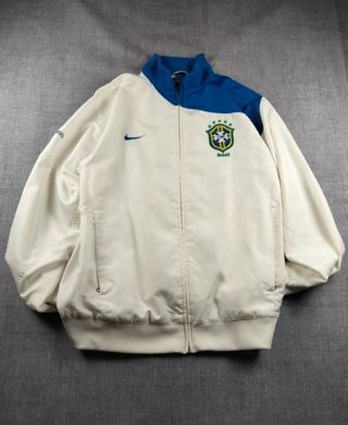 Chaqueta Nike Brasil CBF Y2K Blanca y Azul