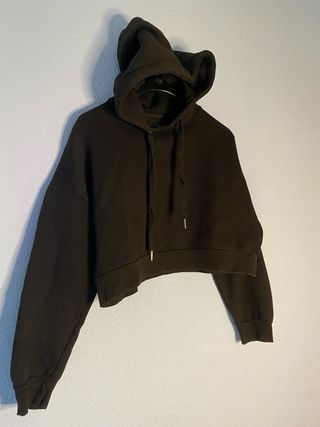 Sudadera Lefties Negra Talla M con Capucha