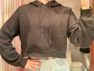 Sudadera Lefties Negra Talla M con Capucha