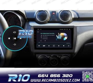 RADIO GPS ANDROID 12 9" PARA SUZUKI SWIFT 17-22