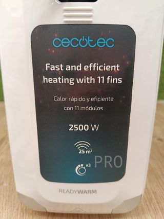 Radiador Eléctrico de Aceite - ReadyWarm 11000 Space - Cecotec