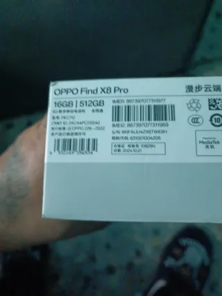 OPPO Find X8 Pro 16GB/512GB versión asiática