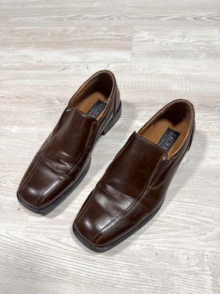 Mocassini marroni in vera pelle | numero 40