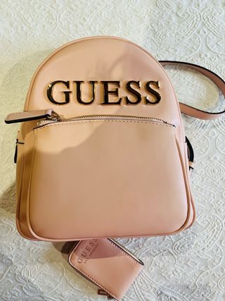 Mochila Guess Rosa Sin Estrenar