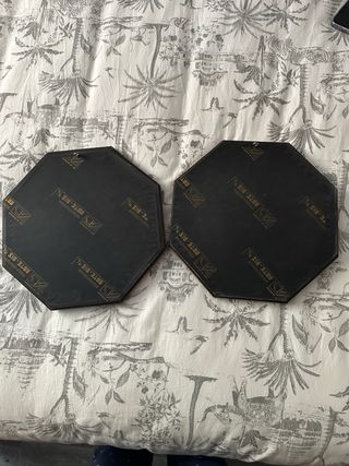 2 Cuadros Vintage Metal y Madera