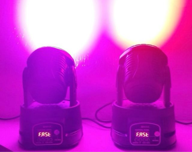 x2 CABEZAS MOVILES WASH 105W DJ DISCO LIGHTS