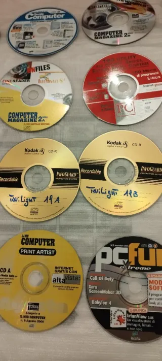 Lotto 19 Giochi PC Vintage Programmi Riviste Util