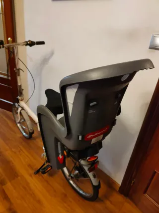 Bicicleta plegable DAHON con silla bebé