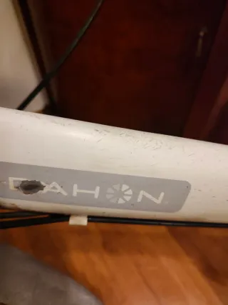 Bicicleta plegable DAHON con silla bebé