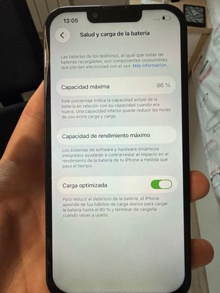 iPhone 13 128GB 86% Batería Pantalla Cambiada Oled