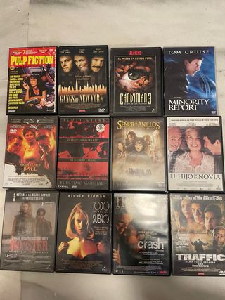 Lote 12 DVDs: Acción, Crimen, Drama, Terror