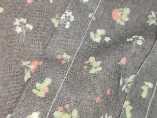 Delantal regional estampado percal