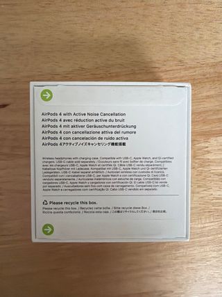 Airpods 4 Cancelación Ruido. Precintados