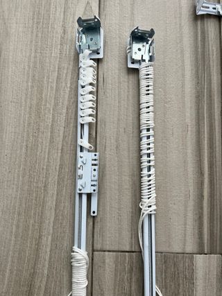 Rieles cortina con cordón