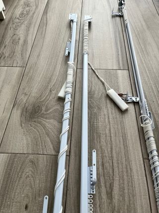 Rieles cortina con cordón