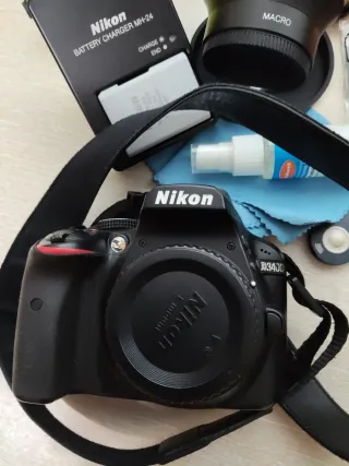 Cámara Nikon D3400 + Objetivos