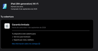 iPad 9ª Gen Wi-Fi 256GB Plata/Gris Espacial