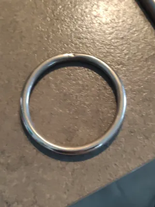 Bracciale Argento rigido bel cerchio bisex