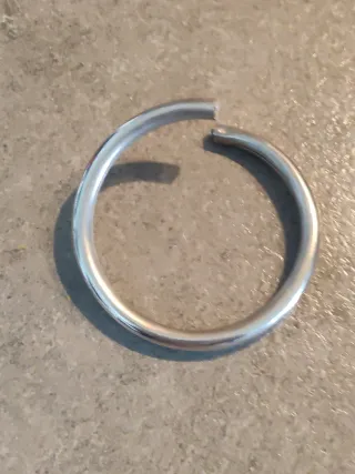 Bracciale Argento rigido bel cerchio bisex