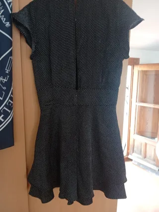 Mono falda pantalón Zara lunares XS