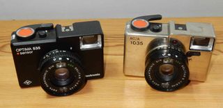 1768-Lote 15 cámaras Fujica,Voigtlander,Agfa,pieza