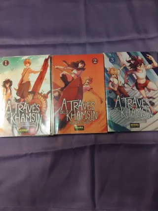 Manga Khamsin, tomos 1-3, buen estado, 3,50€/u uds