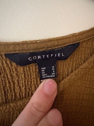 Vestido verde oliva talla única