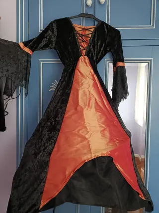 Disfraz Bruja Naranja Talla Única