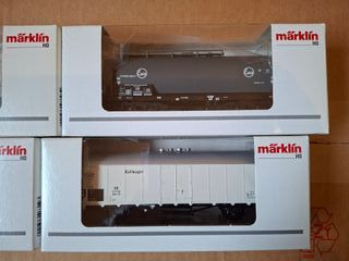 4 Vagones Märklin H0 DB Época III