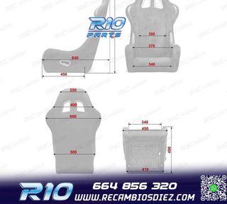 KIT ASIENTO BAQUET UNIVERSAL NEGRO ALCANTARA ESTILO EVO