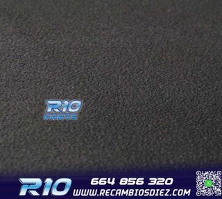 KIT ASIENTO BAQUET UNIVERSAL NEGRO ALCANTARA ESTILO EVO