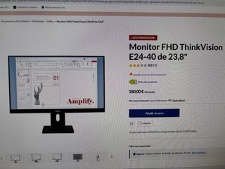 Monitor Lenovo ThinkVision E24-40