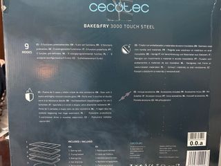 Cecotec Bake&Fry 3000 Touch Steel