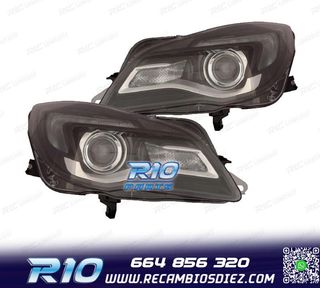 FAROS PARA OPEL INSIGNIA 13-16 FONDO NEGRO