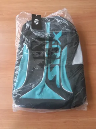 Mochila Padel Siux Negra y Turquesa