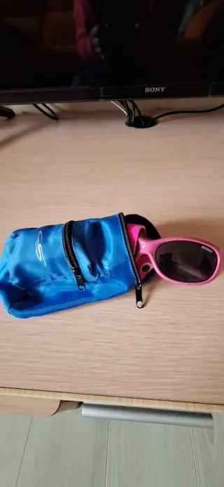 Gafas de sol infantiles rosas