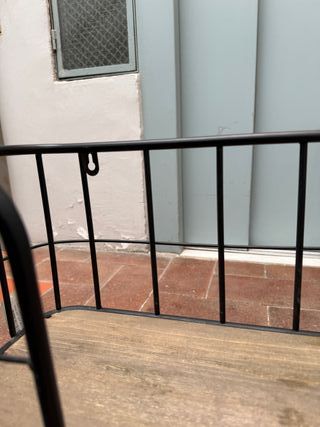 Estantería hierro y metal 80x20x40cm