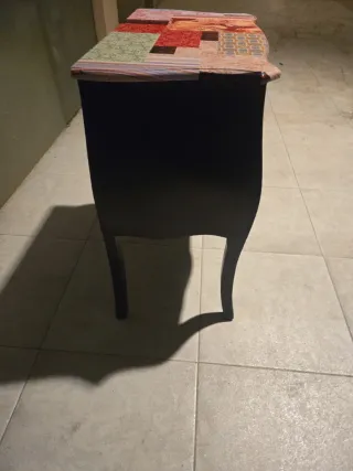 Comodino vintage patchwork