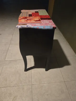 Comodino vintage patchwork