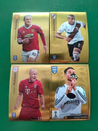 Figurine FIFA 365 - Rooney, Robben, Ramos, Sanchez