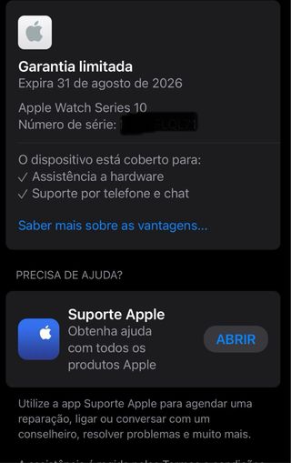 Apple Watch 10 42cm Preto Novo